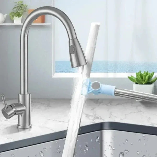 ممسحة متعددة الاستخدامات | شفرة سيليكون قابلة للتعديل | رأس دوار ١٨٠ درجة