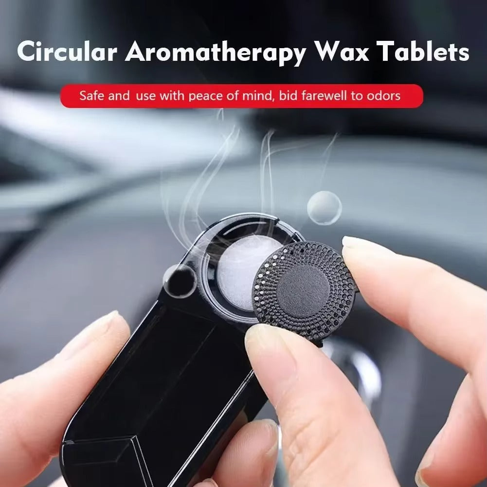 جهاز الإنذار الوهمي  بالون الازرق بالطاقة الشمسية (2 في 1) – حماية رادعة لسيارتك وعطر منعش لمقصورتك!