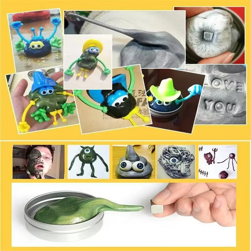 العجينة المغناطيسية الذكية – لعبة تعليمية مرنة وممتعة للأطفال