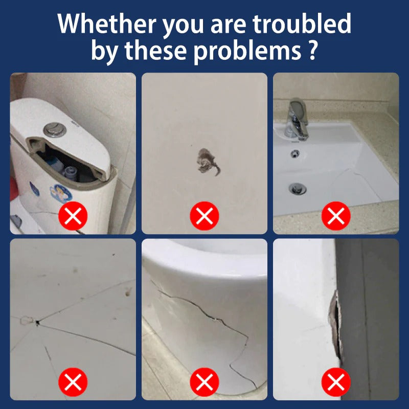 معجون احترافي لإصلاح شقوق السيراميك والبلاط و الرخام