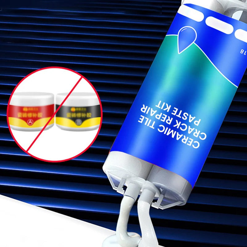 معجون احترافي لإصلاح شقوق السيراميك والبلاط و الرخام